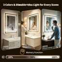 28''x36'' Wall Mount LED Lighted Bathroom Vanity Mirror