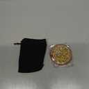 Cindeer 12 Pcs Small Compact Mirror Folding Pocket Makeup Round Hand Held Cosmetic Magnifying Compact Rhinestone Mirror with 1X/2X Magnification for Women Girls Travel (Assorted Colors)