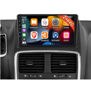 [2G+64G] Car Radio for Dodge Grand Caravan 2011-2020 / for Chrysler Town & Country 2012-2016, Android Touch Screen Stereo, Carplay/Android Auto/EQ Audio/SWC +AHD Backup Camera 