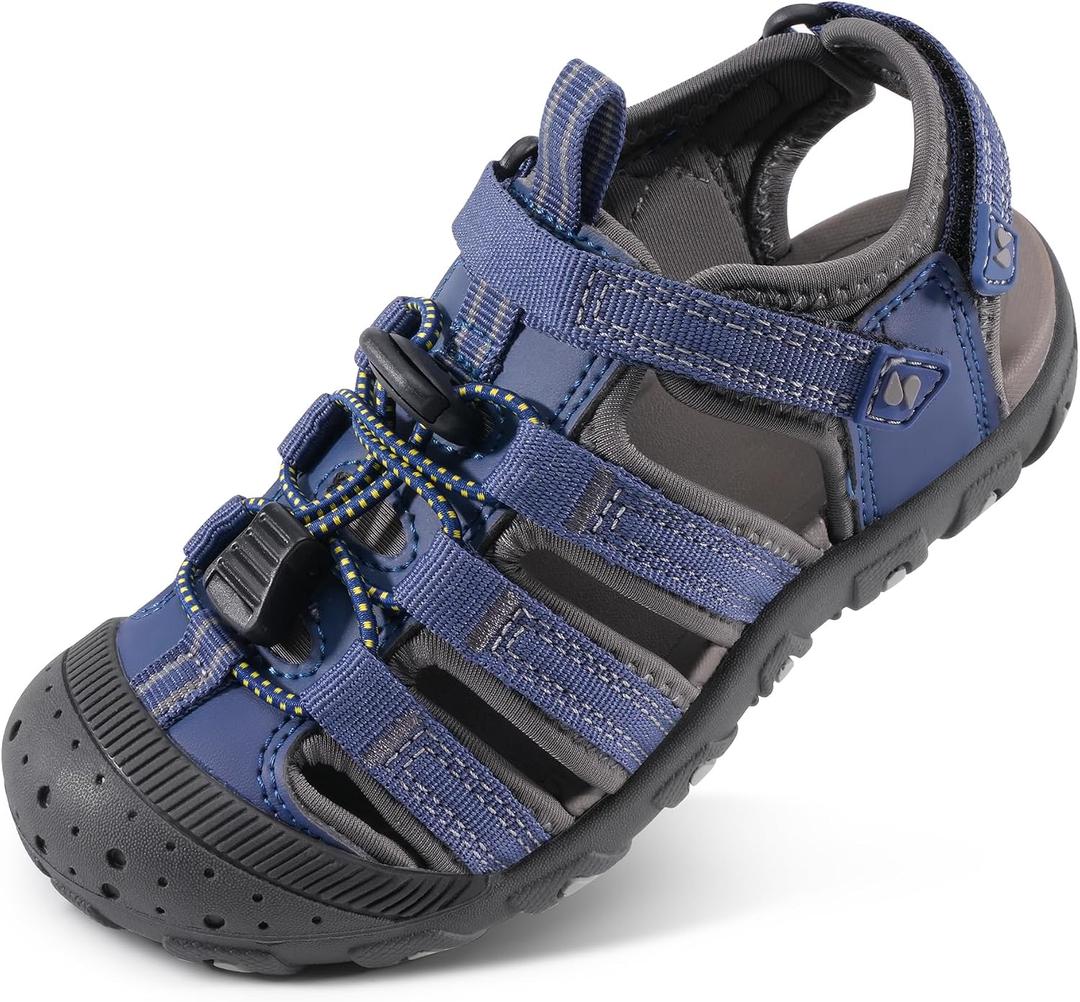 Stelle Boys Girls Sport Water Sandals Kids Summer Outdoor Beach Hiking Closed-Toe Athletic Shoes, Size 12ML