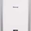 NEW Rinnai RX160iN Condensing Smart Sense Natural Gas or Propane Tankless Water Heater, Indoor or Outdoor Water Heater, Up to 9 GPM, 160,000 BTU
