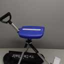 STEP2GOLD Ta-Da Chair Series 2- Portable Walking Stick, Cane with Seat, Foldable Chair, Hiking Stick, for Camping, Hiking, Lightweight Aluminum, Easy Carry, Anti-Slip (Blue)