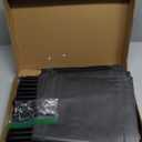 Shoe Rack 4 Tier Long Storage Organizer Wide Metal Shoe Shelf for Closet Entryway Black