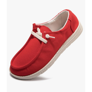 Women's Slip On Loafers - Canvas Casual Walking Shoes Comfortable Low Top Flats Outdoor Fashion Sneakers,Size 7