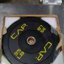 CAP Barbell Rubber Olympic Bumper Plate | Multiple Options/Colors (35lbs - Single)