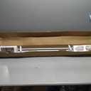 KAMANINA 1 Inch Silver Double Curtain Rods 72 to 144 Inches (6-12 Feet) Adjustable Heavy Duty Drapery Rod for Windows 66 to 120, Marble Ends