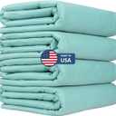 AbsorbEase Washable Underpads Heavy Absorbency Reusable Bedwetting Incontinence Pads for Kids, Adults, Elderly, and Pets - Waterproof Pad for Bed, Couch, Sofa, Floor (34" x 36" (Pack of 4))