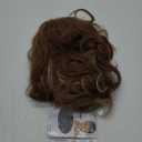 karlery Women 70s Feathered Wig Long Brown Wave Disco Wig Singer Highlight Dyed Vintage Costume for Party Fashion Accessory