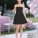 EXARUS Girls Dress Sleeveless Teen Summer Smocked Padded Flowy Sundress (Black) 10Y