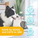 TroisAmis Thick Pet Glove Wipes for Dog & Cat Unscented, Cleaning & Deodorizing Grooming Gloves Wipes, No-Rinse Grooming Wipe for Daily Care and Travel, Ears Face Paws Butt Clean,Hypoallergenic&Gentle