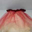 BJCYYN Short Puff Sleeves Sparkly Tulle Ball Gown Prom Dress Quinceanera Dress (as1, Alpha, m, Regular, Regular) Red Medium