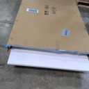 JUBEST 40"x86" Concealed Sliding Barn Door with Horizontal Groove and Soft Close Hardware Kits, White Hidden Door for Opening 32"-36"x84", Waterproof and Modern, Smooth Sliding, for Interior Using