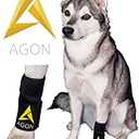 AGON Dog Canine Front Leg Brace Paw Compression Wraps with Protects Wounds Brace Heals and Prevents Injuries and Sprains Helps with Loss of Stability Caused by Arthritis (Small/Medium)