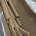 Nuanchu 3 Set 90 x 21 Inches Arch Mdf Board and Batten Wall Panel Kit Premade Wainscoting Wall Molding Kit Frame Accent Molding Pre Cut Trim for DIY Room Decor (Classic Style)