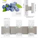 Modern Bathroom Vanity Light fixtures Over Mirror Brushed Nickel Crystal LED Bathroom Lighting fixtures 3 Lights 6000K