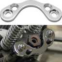 PSLER Springer Front End Riser Handlebar Tree Adapter Converter 3.5 Inches Wide Riser for Bobber Chopper (Chrome)