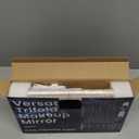 Trifold Travel Lighted Makeup Mirror, 5000mAh Rechargeable Light Up Magnifying Mirrors 1X/3X/10X, 3 Color Lighting&Stepless Dimming, Ultra Bright and Multi-Angle Adjustment (6.9"L x 10.4"W)