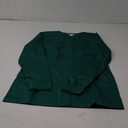 Amazon Essentials Women's Scrub Snap Jacket, Teal Green, Medium