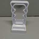 2 x Wavy LED Light % Mirror Phone holder