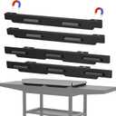 Magnetic Wind Blockers for Blackstone 36" Wind Guards, 1565 Stainless Steel Wind Screens Compatible with Griddle Rear Grease Cup Hood, Valentines Day Grilling Gifts for BBQ Lover