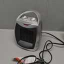 GiveBest Portable Electric Space Heater with Thermostat, 1500W/750W Safe and Quiet Ceramic Heater Fan, Heat Up 200 Square Feet for Office Room Desk Indoor Use, Silver