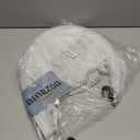 Bassinet Cover for Cats - Mosquito Net Cover for Bassinet Bedside Sleeper Travel Crib to Keep Cats Out - Breathable Baby Mosquito Net with 2-Way Zipper (White-Small)