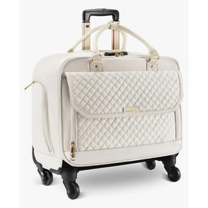 Rolling Laptop Bag, Briefcase for Women and Men with 4 Spinner Wheels and Handle, Roller Computer Bag for Work Travel Carry On, TSA Friendly Design, Beige
50+ bought in past month