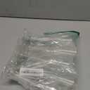 Prestee 5 Plastic Champagne Flutes - Gold Champagne Flutes Plastic - Gold Disposable Mimosa Flute - Party Supplies - Disposable Cocktail Glasses - Mimosa Bar, Wedding, Shower Party