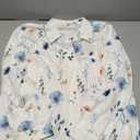 Zeagoo Button Down Shirts for Women Dressy Floral Printed Long Sleeve Blouse Business Casual Work Tops (X-Large, Bf112)
