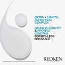 Redken Extreme Length Biotin Shampoo For Longer Hair Promotes Healthy Hair Growth, Strengthens Damaged Hair, Prevents Hair Breakage, Infused With Biotin