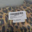 Zmart High Waisted Bikini Bottoms - Women's Full Coverage Ruched Bathing Suit Bottom Low Cut Swimsuit Leopard M