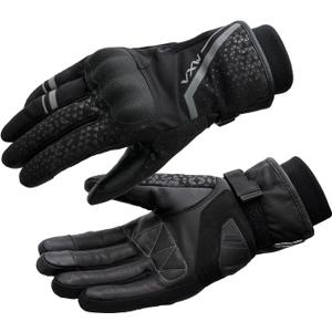 VXW Winter Motorcycle Gloves for Men - Waterproof & Windproof with TPR Palm Sliders, Dirt Bike/ATV/BMX/Motocross Riding Gear (Large, Black)