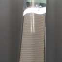 sunoff Cordless Sun Shades Outdoor Patio, Roller Up Blinds with Shade Cloth for Porch, Outdoor Roller Shades for Gazebo Pergola Balcony Backyard, 2 Poles & 1 Fabric, Sesame, 72" Wx72 H