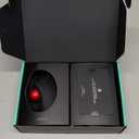 Nulea M501 Wireless Trackball Mouse, Rechargeable Ergonomic, Easy Thumb Control, Precise & Smooth Tracking, 3 Device Connection (Bluetooth or USB Receiver), Compatible for PC, Laptop, Mac, Windows.