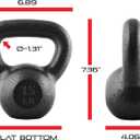 CAP Barbell Cast Iron Kettlebell 35 LB Set | 15 + 20 LB