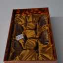 Khen Flower Modern Wavy Glass Coupes Martini, Champagne & Cocktail Coupes - Set of 4-7.7oz Colorful Cocktail Glasses & Prosecco, Mimosa Glassware Copyright Design - Blush Pink