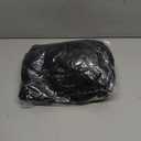 3 Pcs Picnic Table and Bench Fitted Tablecloth Cover for 6 Ft Table 30 x 72 Inch Vinyl Fitted Elastic Edges Waterproof Wipeable Tablecloth for Indoor Outdoor Travel Picnics Patio Camping (Black)