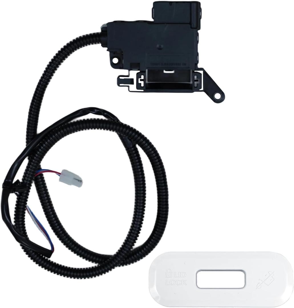 Washer Lid Lock Switch Assembly with Accessories (Part W11414731) Compatible with Whirlpool Maytag Crosley WTW5057LW0 WTW5010LW0 WTW5015LW0 Washer Lid Lock Latch Fits PS16543458 DTL6000