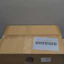 ELYONA Wood Tripod Floor Lamp with 3 Color Temperatures Bulb, Mid Century Modern Reading Standing Light, Farmhouse Floor Light Linen Shade for Living Room Bedroom Office, Walnut, 9W LED Bulb Include