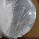 JIINGYO Frameless Oval Mirror, 24"x32" Oval Beveled Bathroom Mirrors