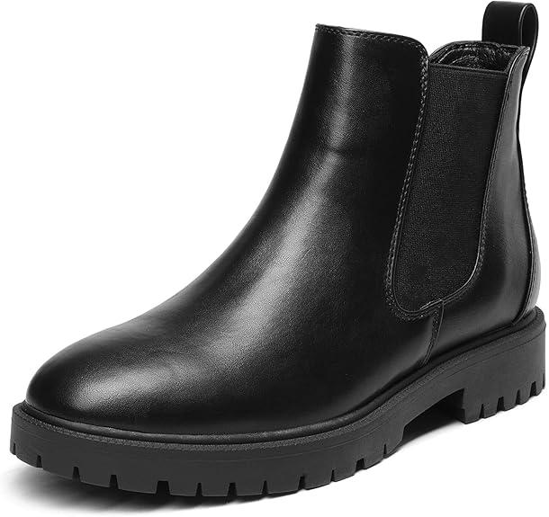 Dream Pairs Women's Black Chelsea Boots (US 9.5)