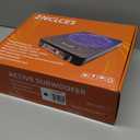 Znclces 2025 Upgraded 10" 1200W Slim Under Seat Powered Car Subwoofer, Car/Truck Sub Built in Amplifier for Outstanding Heat Dissipation, Powerful bass and Blue LED Ambient Light (Coloful Light)