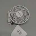 Gaiatop USB Desk Fan, Small But Powerful, Personal Portable Quiet 3 Speeds, Adjustable Mini Table Desktop fan for Cooling Home Office Car Summer Travel Gifts White