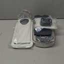 Mueller Pro-Series 10-in-1, 8 Blade Vegetable Chopper, Onion Mincer, Cutter, Dicer, Egg Slicer with Container, French Fry Cutter Potatoe Slicer, Home Essentials & Kitchen Gadgets, Salad Chopper (8 Blade, White Sand/Gray)