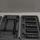 7Pc Half Size Lug Nut Socket Set 1/2” Drive Thin Wall Impact Flip Socket Set With Knockout Bar For Removal of Inflated, Damaged, Warped and Mangled Lug Nuts