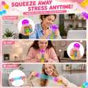 2PCS Ice Cream Squeeze Squishy,Ice Cream Squeeze Toys,Slow Rise Sensory Fidget Toy for Stress & Anxiety Relief,Summer Sensory Stress Relief Toy,Holiday Party Favors
