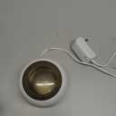 Dental Ultrasonic Retainer Cleaner Machine: 45kHz Dental Cleaning Pod for Denture, Aligner, Mouth Guard, Night Guard, Braces & Jewelry, UV Denture Cleaner with Digital Timer & Dual Mode 250ML White