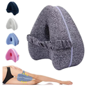 Alignment Pillows for Side Sleepers,2025 New Hip Alignment Pillow, Knee Pillow for Side Sleepers Heart-Shaped Memory Foam Pillows for Leg and Knee Hip Supports with Adjustable Strap, Grey
