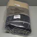 OIAHOMY 108L Super Large Blanket Basket, 25x16x16 Rectangle Woven Baskets for Storage, Cotton Rope Basket For Living Room, Toy Storage with Handle- Yellow and Black