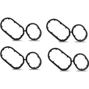 AMCC Oil Filter Complete Assembly gaskets 4Pcs Compatible with Hyundai Palisade 20-24 Genesis G80 17-20 Fits Kia Cadenza Sedona Sorento 17-21 Telluride 20-24 Replaces: 26345-3LAA026345 36AA0